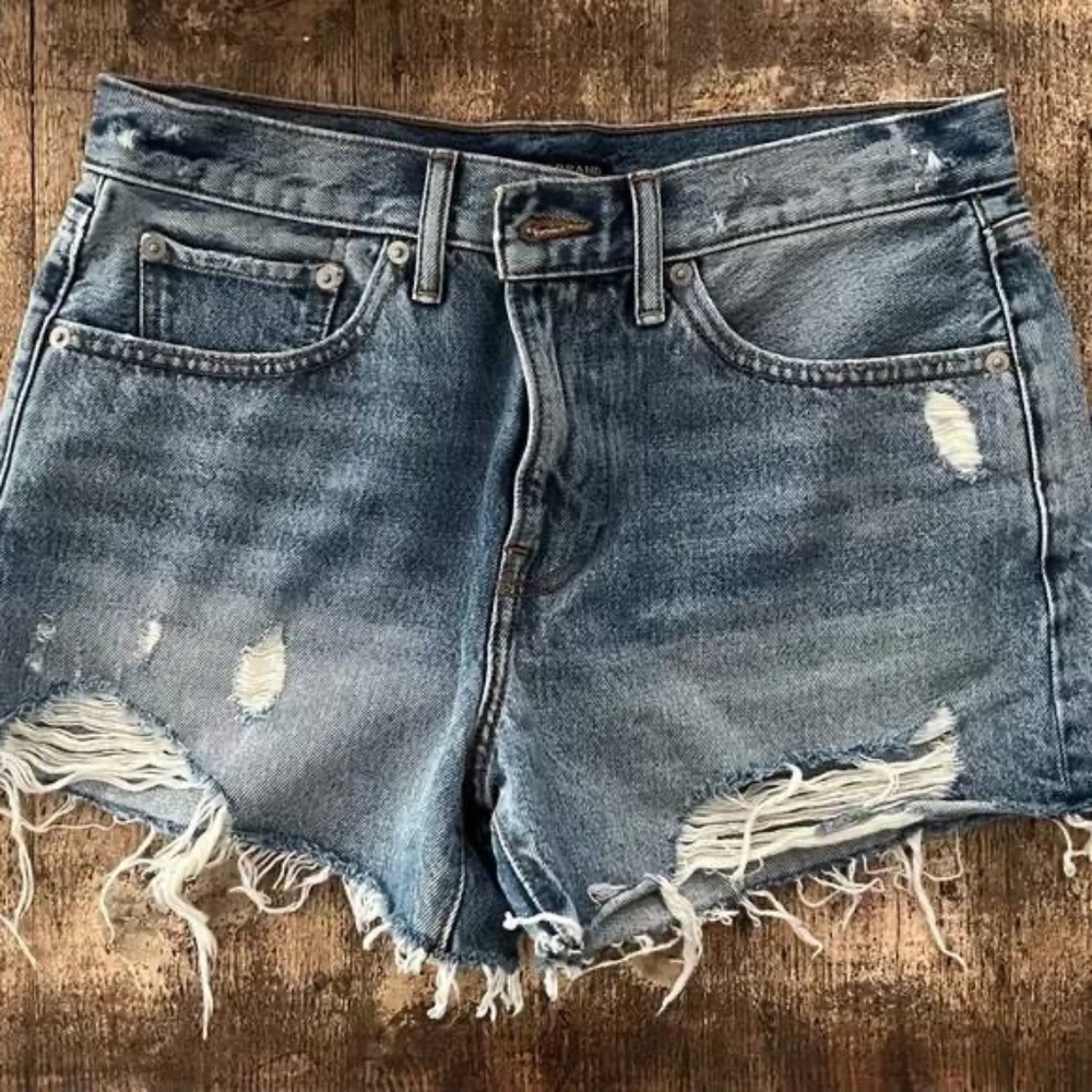 Lucky Brand Distressed Denim Jean Shorts
